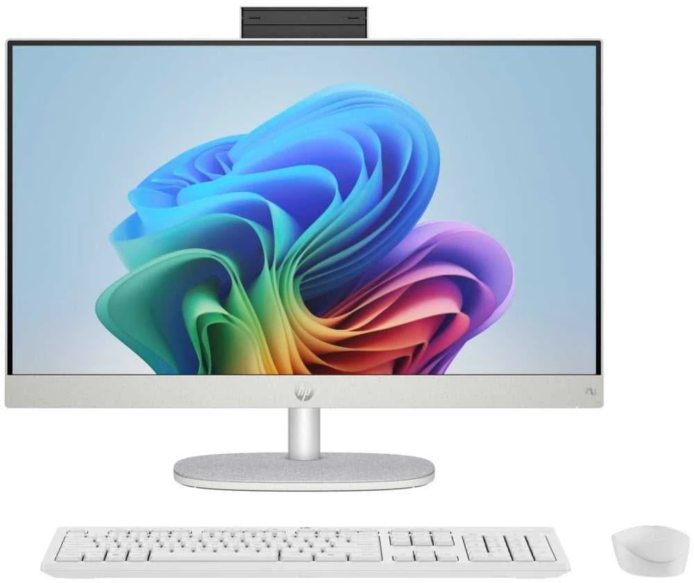 Stacionarus kompiuteris Hewlett Packard (HP) HP AiO 24-ct2001nc, 24" FHD, lietimui jautrus ekranas, RYZEN AI 5 340, 32 GB RAM DDR5, 1 TB SSD, Win11 Home, GamePass 3 mėnesių garantija
