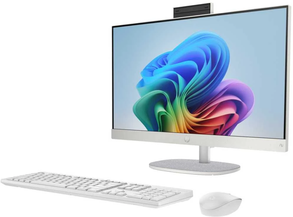 Stacionarus kompiuteris Hewlett Packard (HP) HP AiO 24-ct2001nc, 24" FHD, lietimui jautrus ekranas, RYZEN AI 5 340, 32 GB RAM DDR5, 1 TB SSD, Win11 Home, GamePass 3 mėnesių garantija
