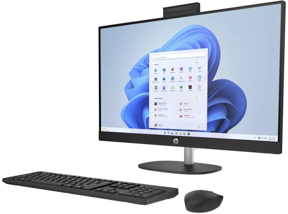 „Hewlett Packard“ (HP) „HP AiO 27-cr2008nc“, 27 colių FHD, lietimui jautrus ekranas, „Ultra5 225U“, 32 GB RAM DDR5, 1 TB SSD, „Windows 11 Home“, „GamePass“ – 3 mėnesių garantija