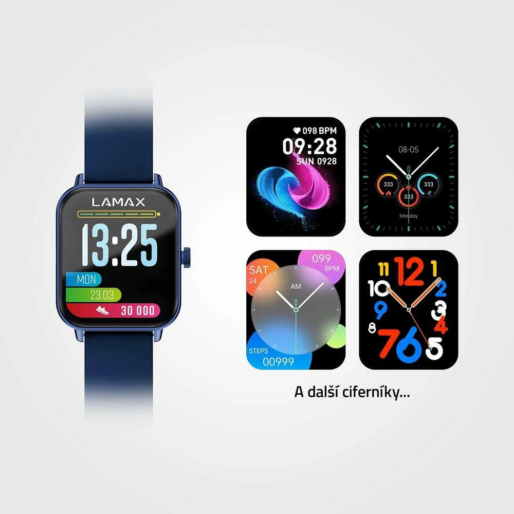 Išmanusis laikrodis Lamax Laikrodis inteligentny vaikams LAMAX BCool2 Play Mėlyna 1,83 Android/iOS BT5.3 300mAh
