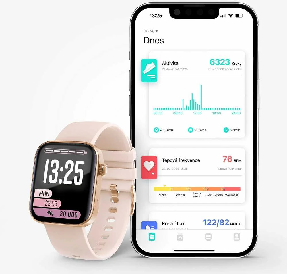 LAMAX BCool2 Plus Rose Gold Išmanusis laikrodis