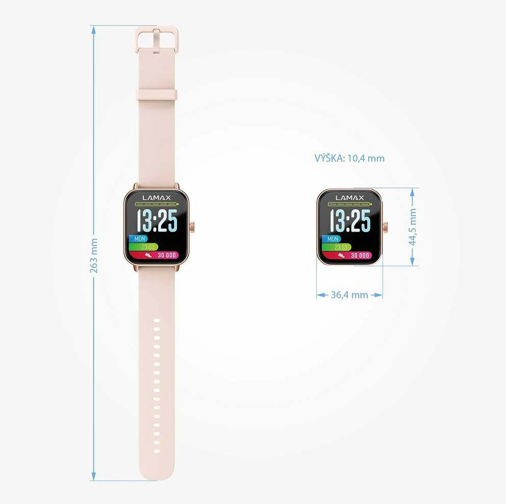 Išmanusis laikrodis LAMAX BCool 2 Žaisk Rose Gold