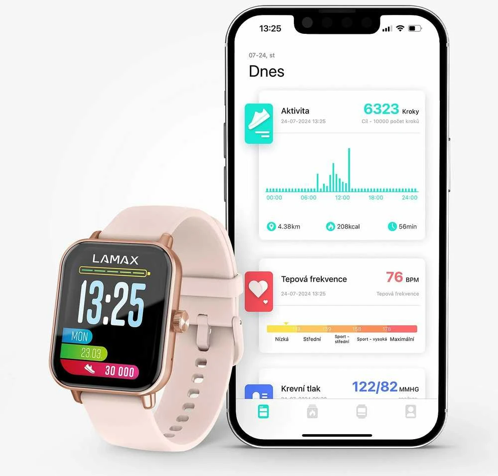 Išmanusis laikrodis LAMAX BCool 2 Žaisk Rose Gold