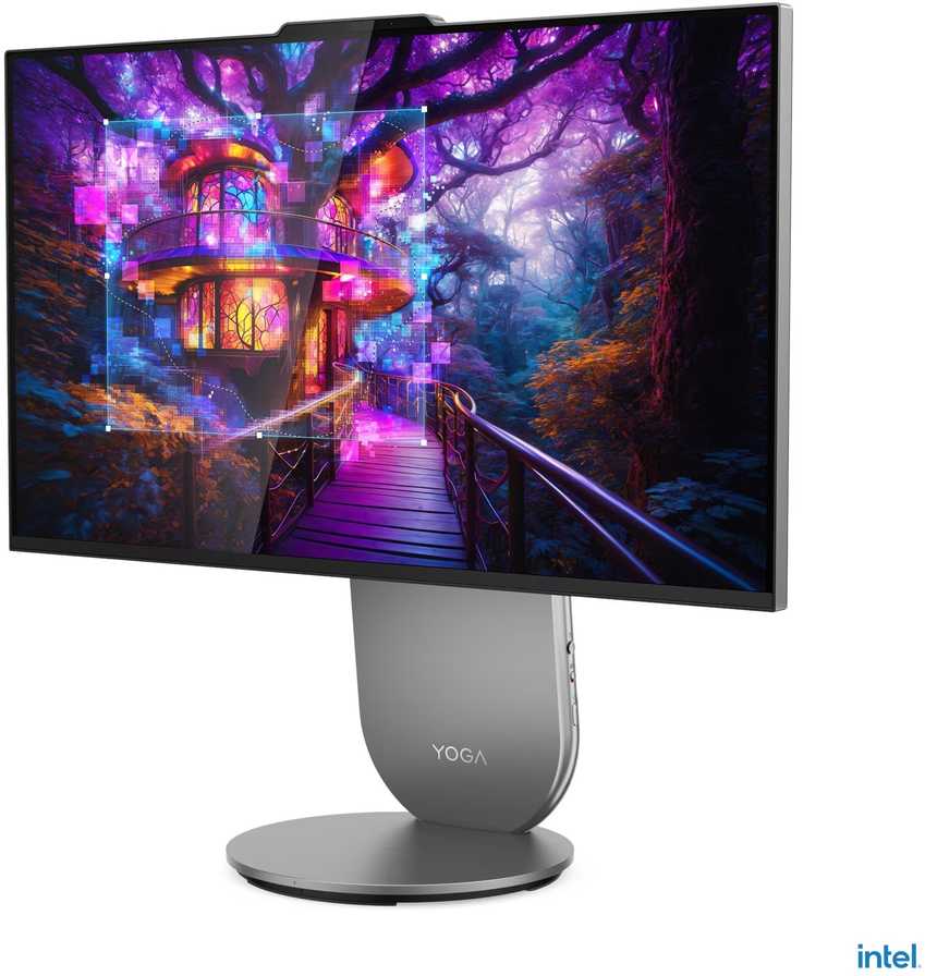 Stacionarus kompiuteris Lenovo Yoga AIO 27IAH10 Luna Pilkas (F0J20014CK)