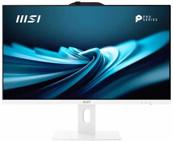 Stacionarus kompiuteris MSI PC AiO PRO AP272P 14M-1002XEU, i3-14100, 27" FHD, apsauga nuo akinimo, neliečiamas, 8 GB, 512 GB SSD, nėra, be OS, baltas