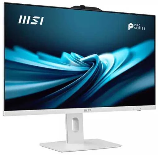 Stacionarus kompiuteris MSI PC AiO PRO AP272P 14M-1002XEU, i3-14100, 27" FHD, apsauga nuo akinimo, neliečiamas, 8 GB, 512 GB SSD, nėra, be OS, baltas