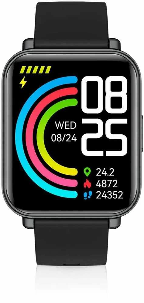 Išmanusis laikrodis Niceboy Watch 4 Carbon juodas