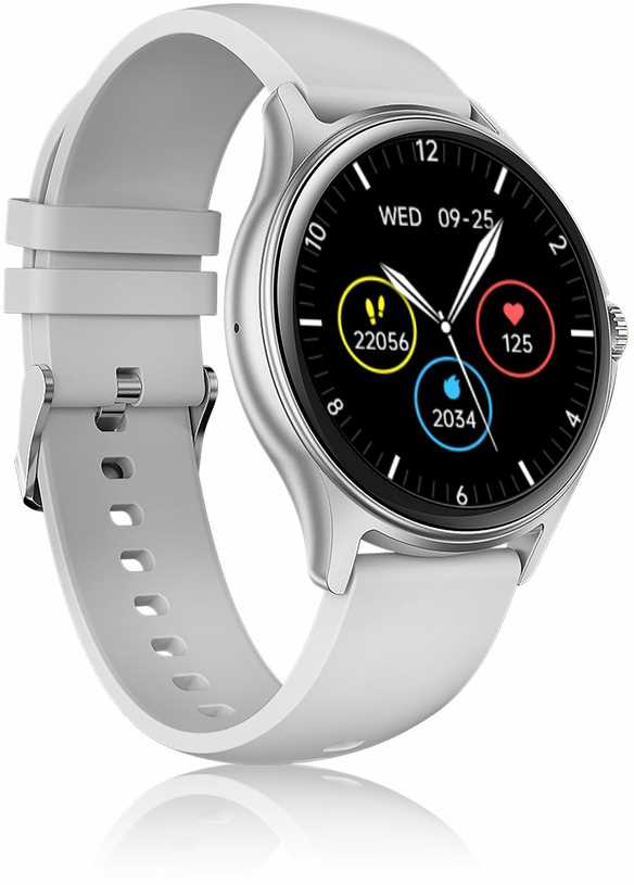 Išmanusis laikrodis Niceboy Watch Pixel 2 Arctic Sidabrinis