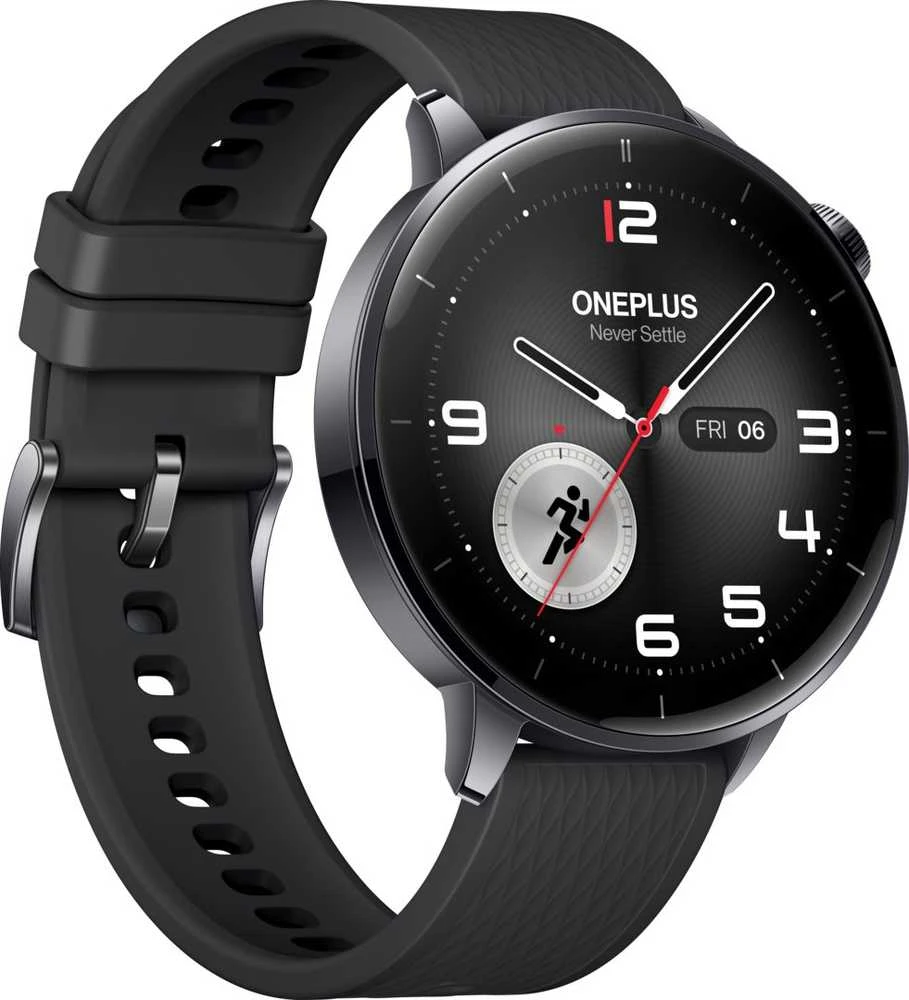 Išmanusis laikrodis OnePlus Watch 3 43mm 3.35 cm (1.32") AMOLED Digital 466 x 466 pikselių Jutiklinis ekranas Juodas, Titanium Wi-Fi GPS (satellite)