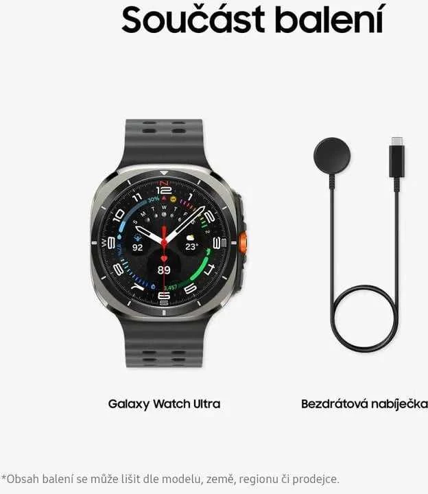 Išmanusis laikrodis Samsung Galaxy Watch Ultra L705 (2025) 47mm LTE Region East – Titanium Sidabrinis
