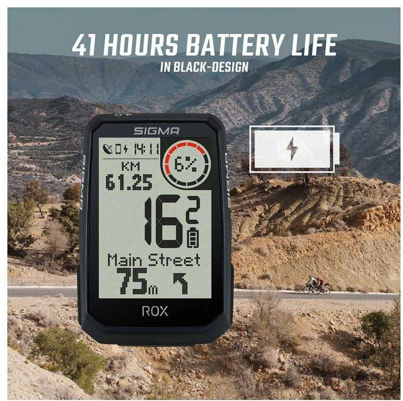 Dviračio kompiuteris SIGMA ROX 4.0 Endurance GPS Juodas Sensor Set