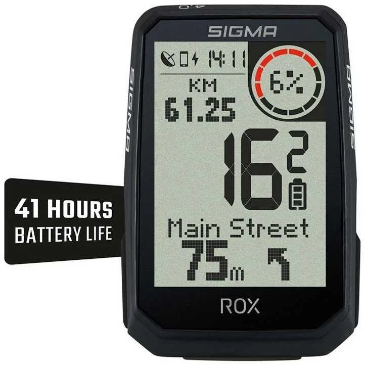 Dviračio kompiuteris SIGMA ROX 4.0 Endurance GPS Juodas HR Set