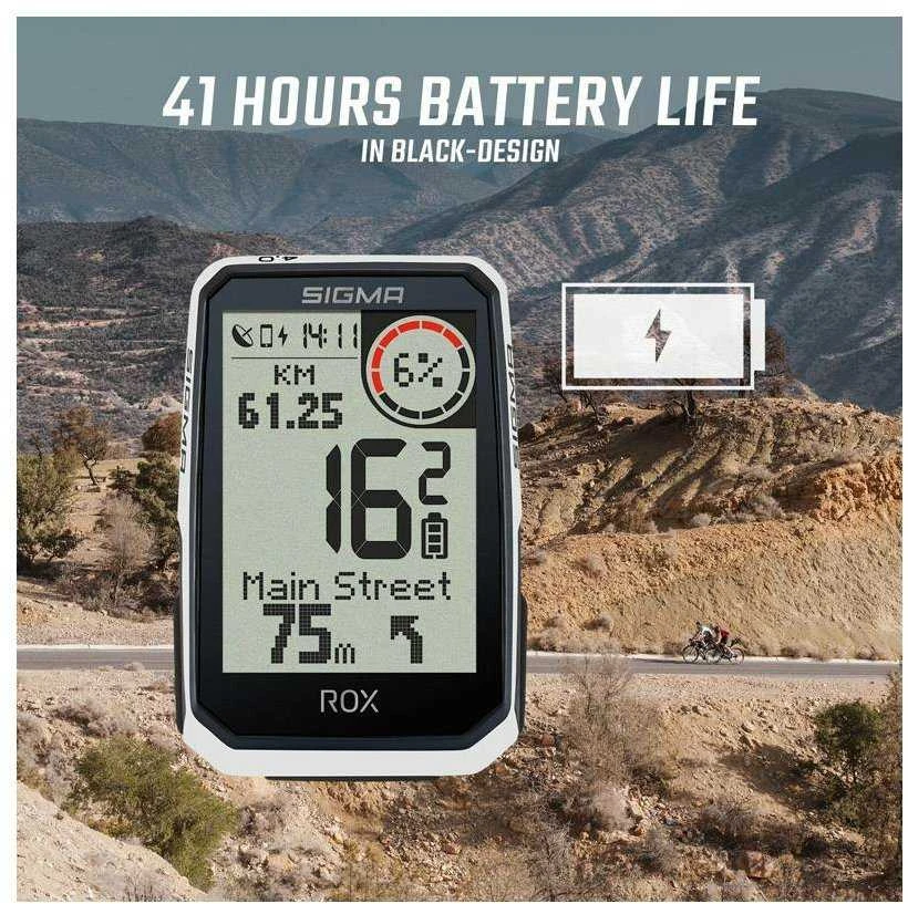 Dviračio kompiuteris SIGMA ROX 4.0 Endurance GPS Baltas