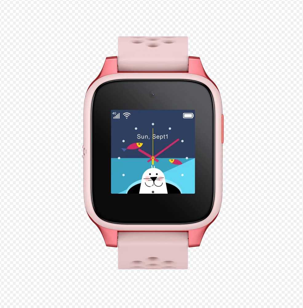 Išmanusis laikrodis TCL MOVETIME Family Watch 46 Rožinė