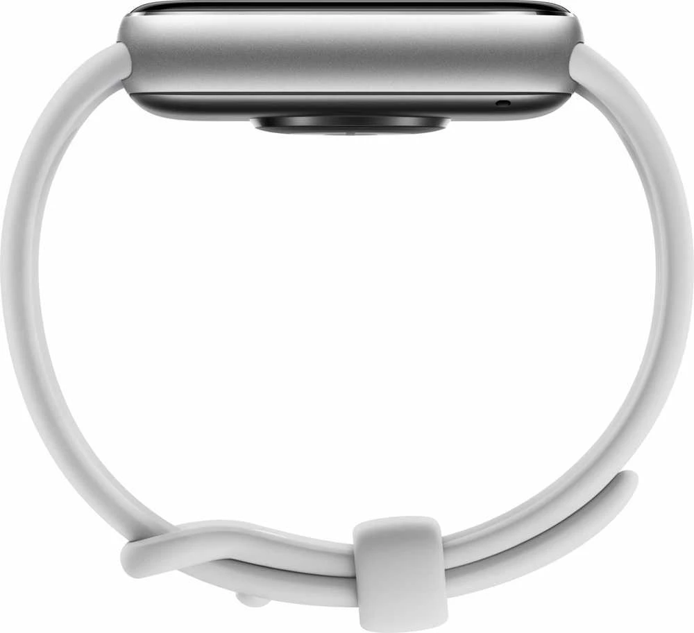 Išmanuioji apyrankė Xiaomi Smart Band 9 Pro, Sidabrinės spalvos korpusas su pilkos spalvos silikoniniu dirželiu