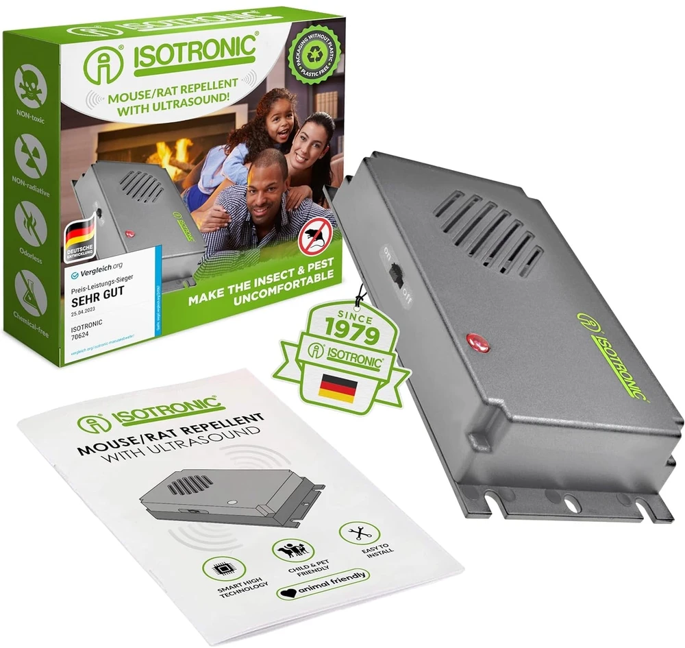 Isotronic Izotroninis pelių ir žiurkių atbaidiklis 12–24 kHz