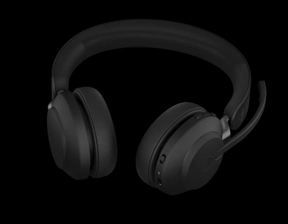 Belaidės Ausinės Jabra EVOLVE2 65 USB-A UC Stereo, Juodos