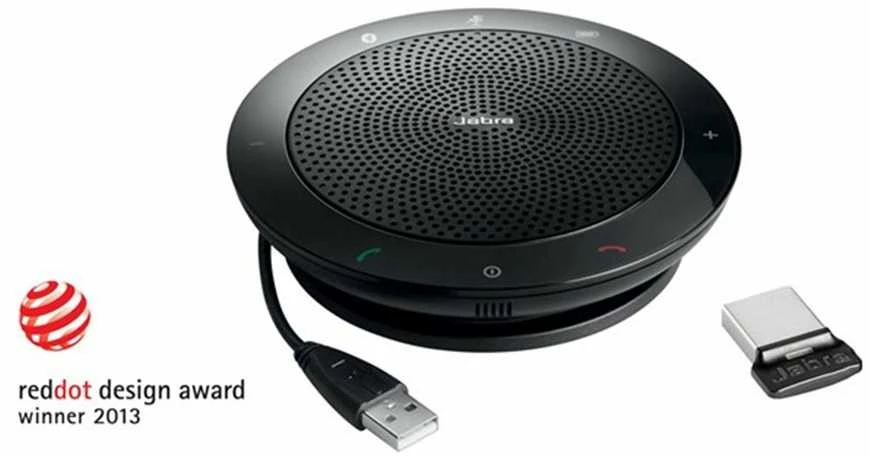 JABRA SPEAK 510 + MS garsiakalbis UC ir BT bei LINK 360 USB konferencijų sprendimas su 360 laipsnių mikrofonu