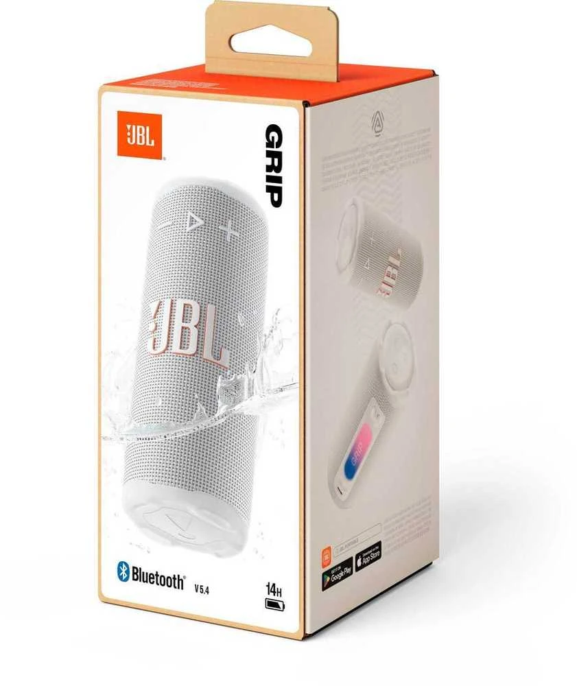 Nešiojama kolonėlė JBL Grip, balta