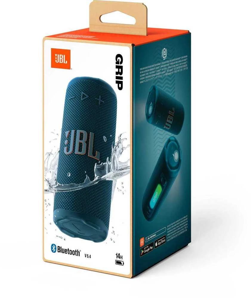 Nešiojama kolonėlė JBL Grip, mėlyna