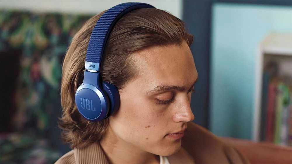 JBL Live 670NC belaidės ausinės, Mėlynos spalvos