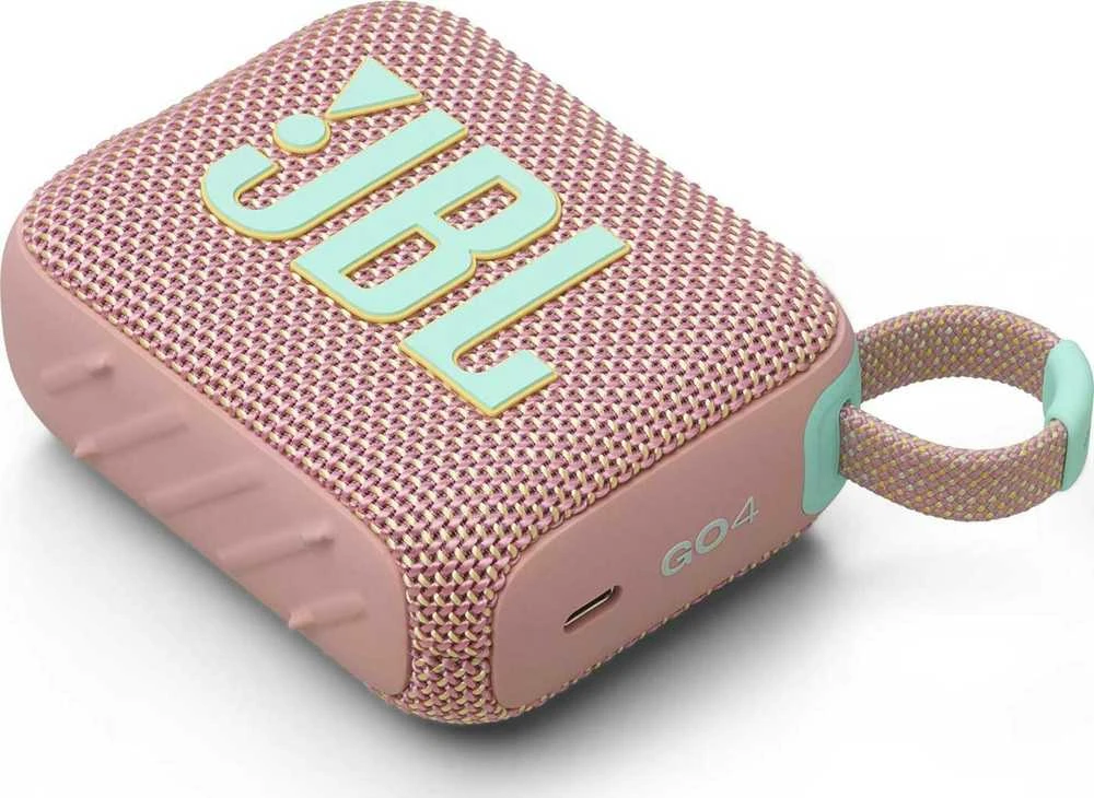 Nešiojama kolonėlė JBL Go 4, Rožinės spalvos