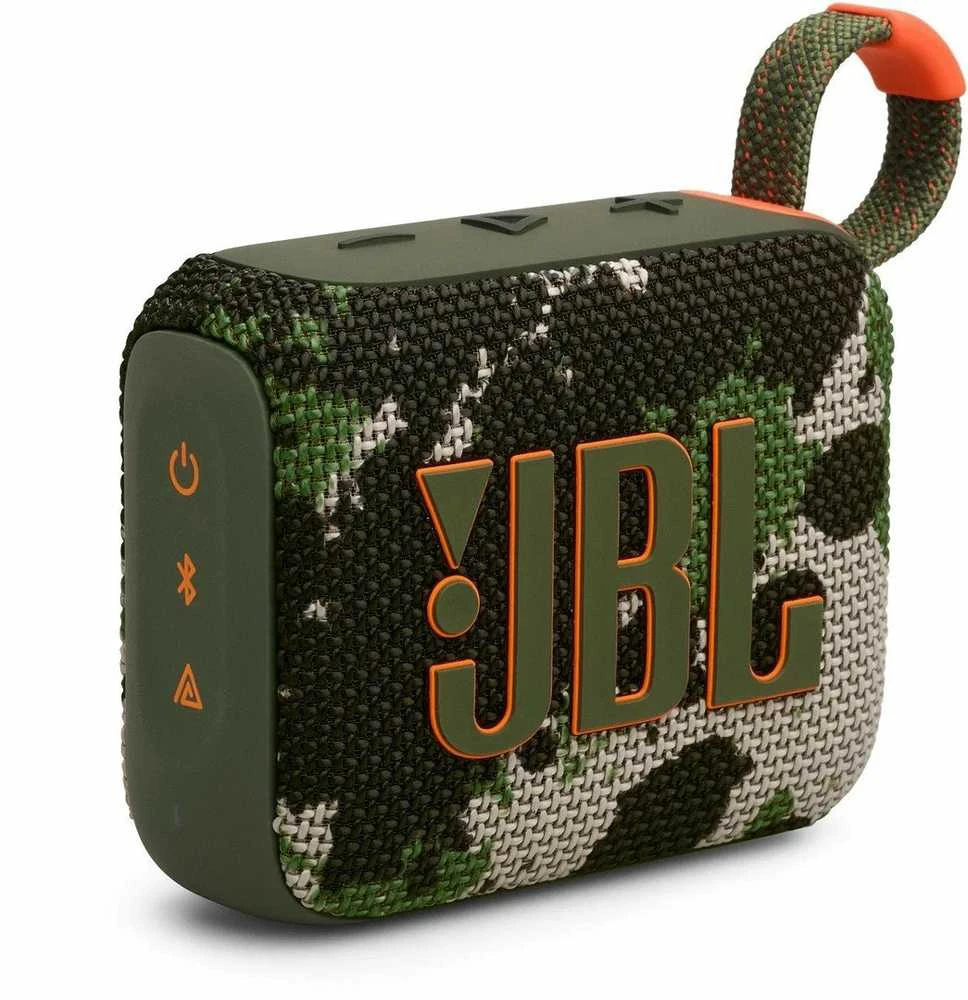 Nešiojama kolonėlė JBL Go 4,  Žalios spalvos su kamufliažo raštais
