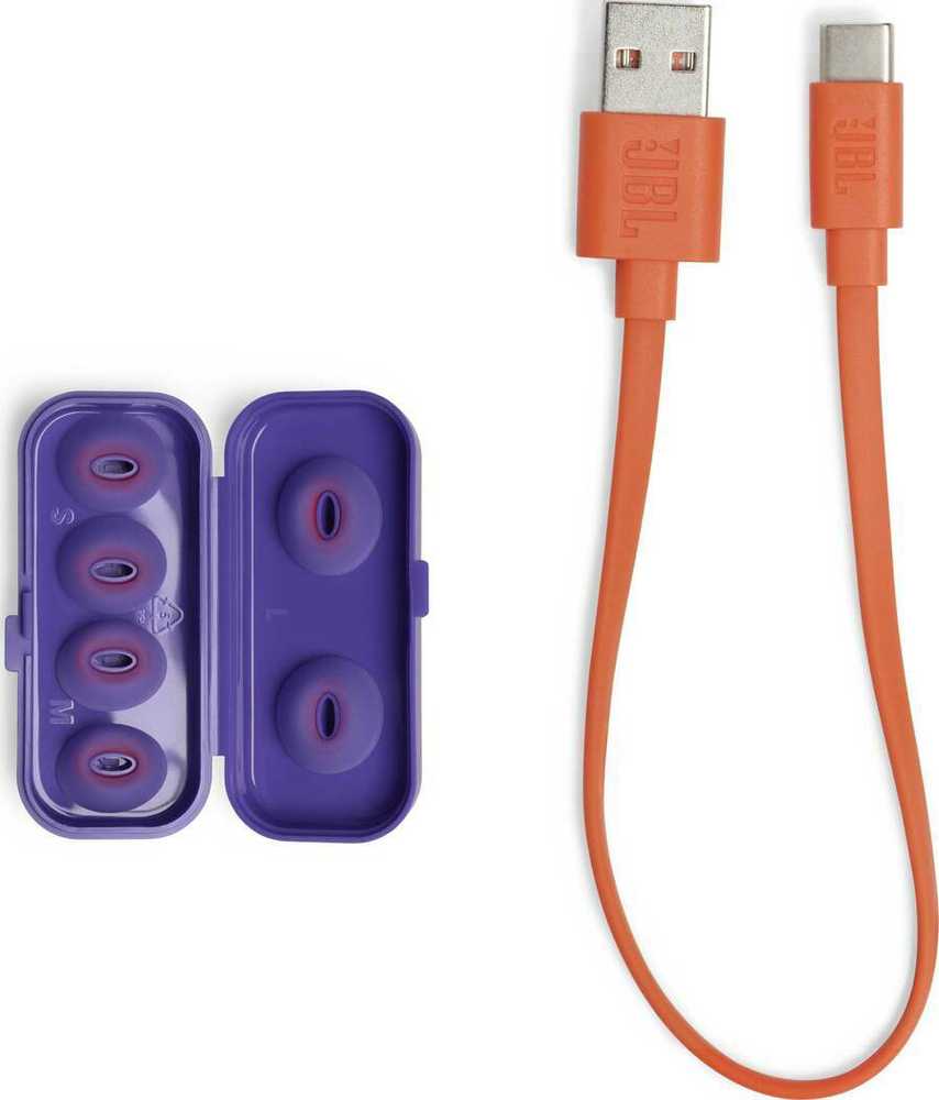 Ausinės JBL Tune Flex Ghost Edition TWS Bluetooth Belaidės In-Ear Earphone Ghost Violetinė EU