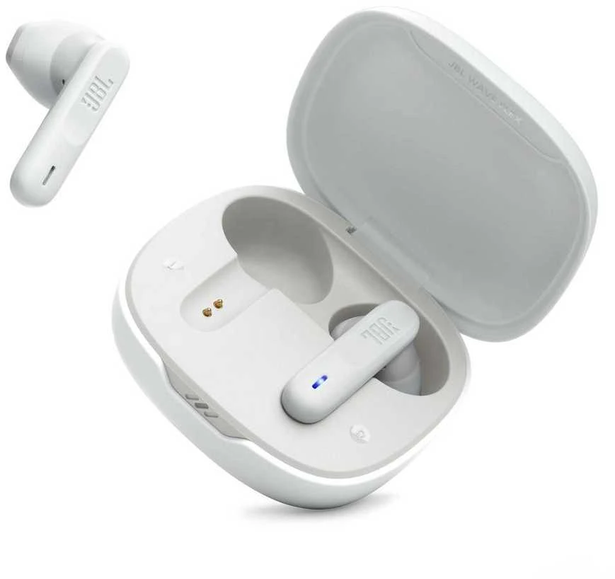 Belaidės Ausinės JBL Wave Flex, Baltos spalvos