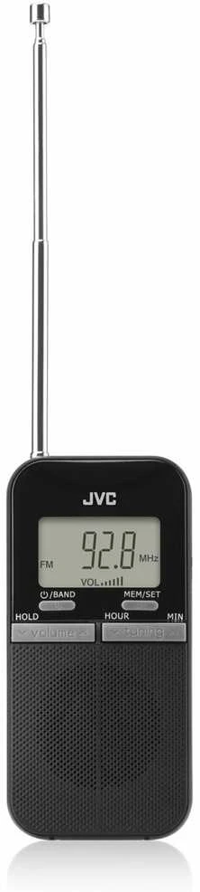 Nešiojamas Radijas - JVC RA-E411B AM/FM LCD Juoda