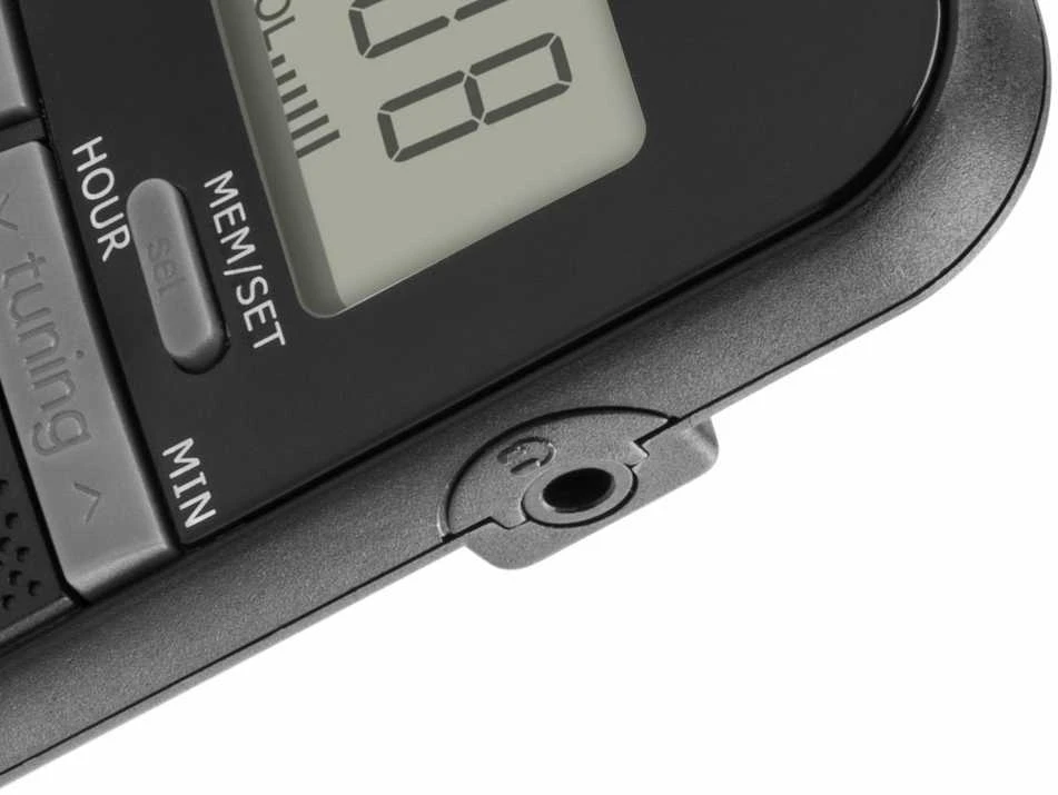 Nešiojamas Radijas - JVC RA-E411B AM/FM LCD Juoda