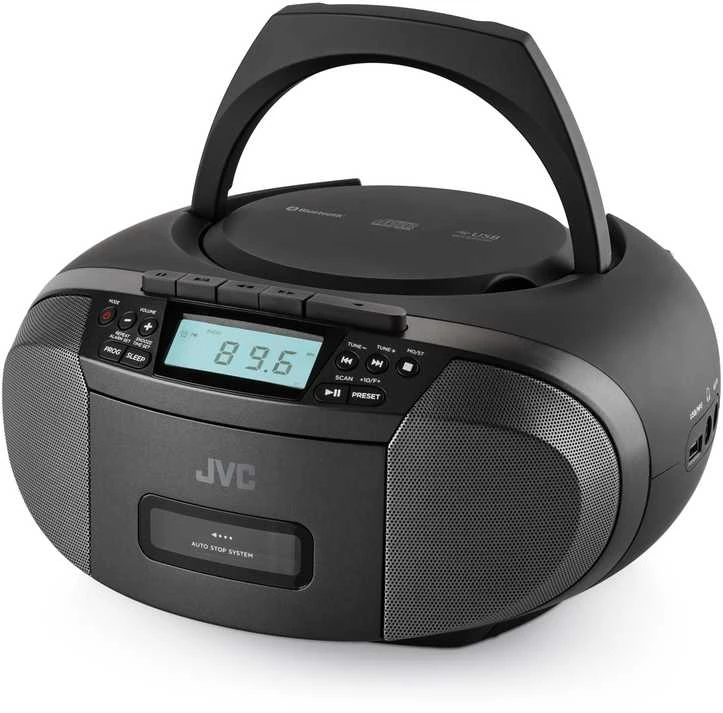 JVC RC-E444B Radio grotuvas Juodas