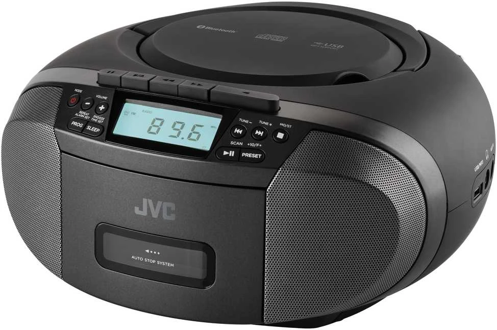 JVC RC-E444B Radio grotuvas Juodas