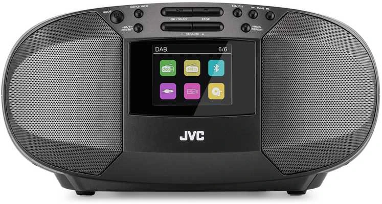 JVC RD-E664B-DAB, juodas