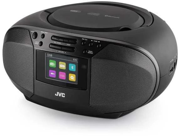 JVC RD-E664B-DAB, juodas