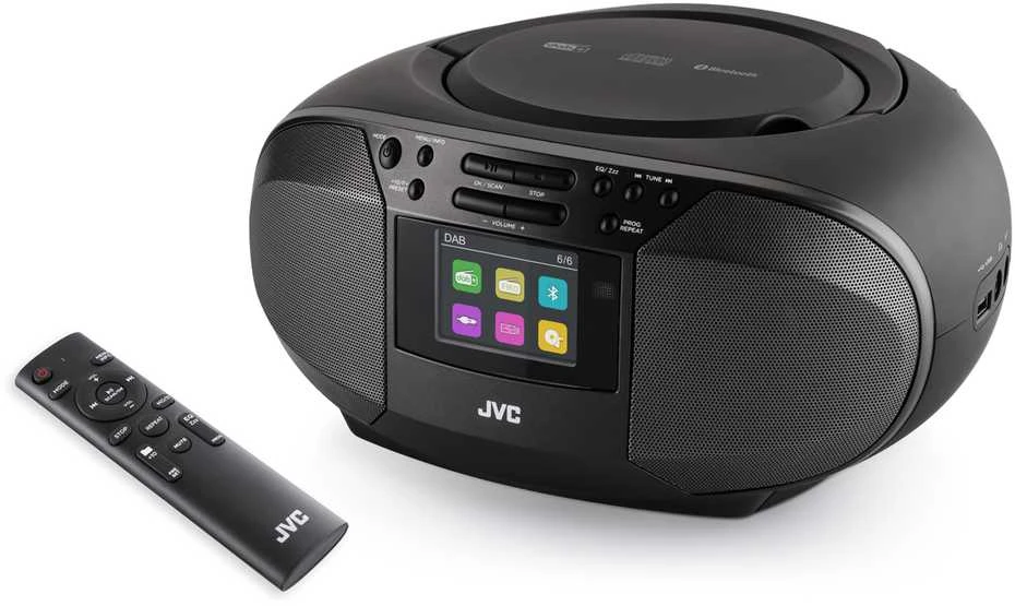 JVC RD-E664B-DAB, juodas