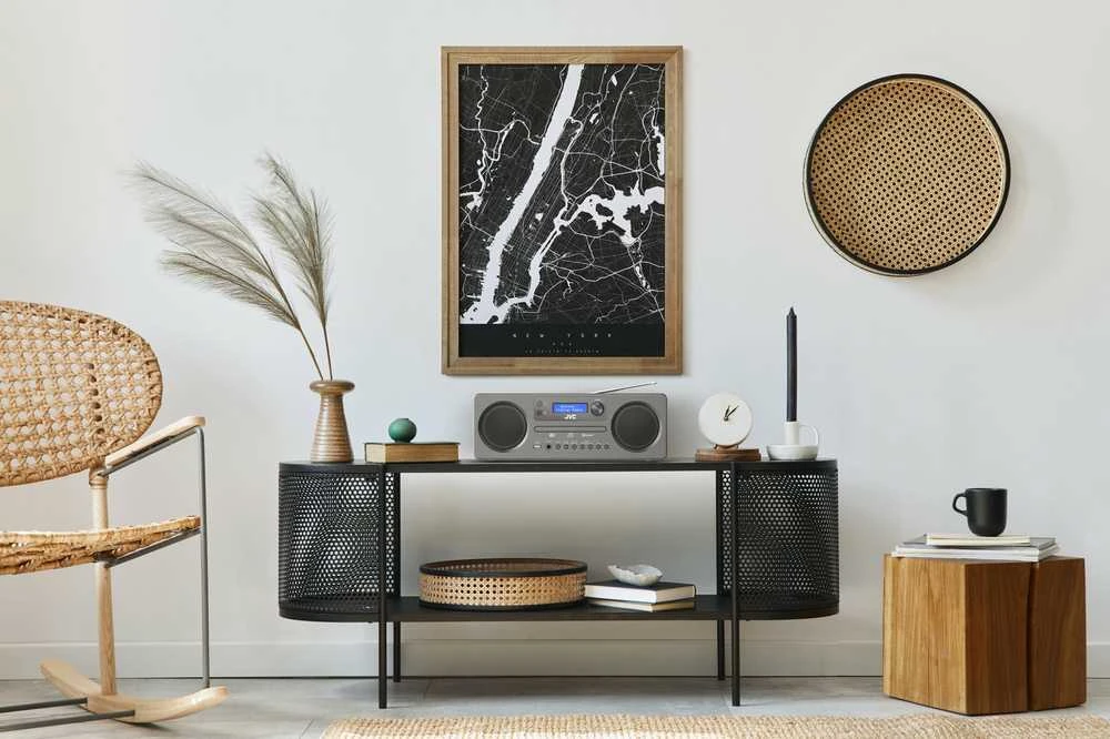 JVC Mini Tower RD-E861B-DAB