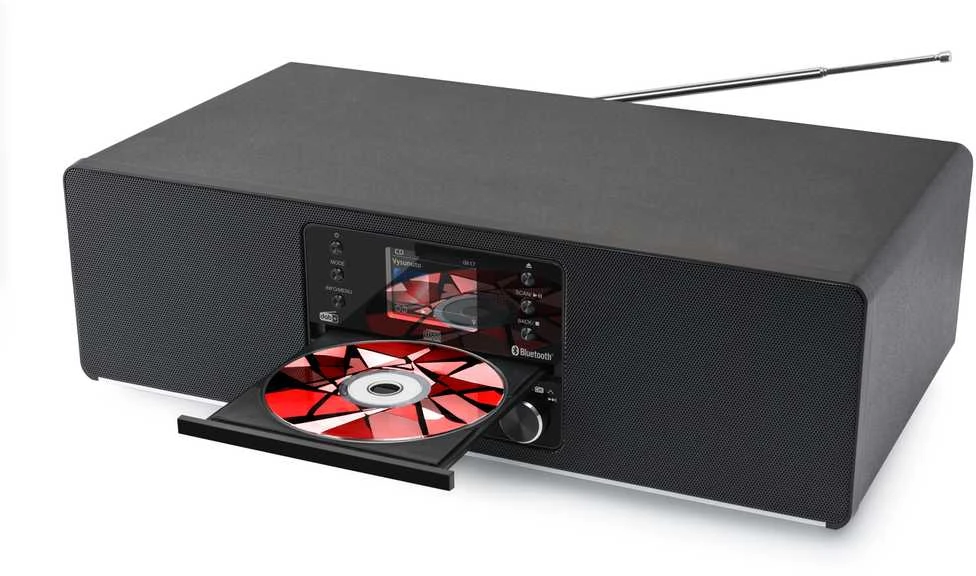 JVC RD-E984B - Universalus mini bokštas, juodas