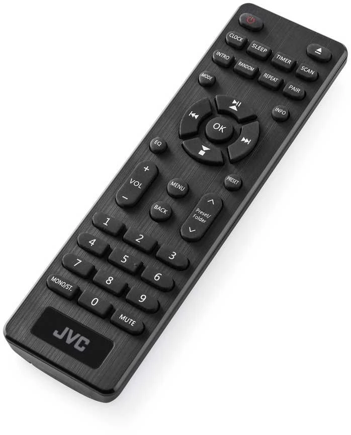 JVC RD-E984B - Universalus mini bokštas, juodas