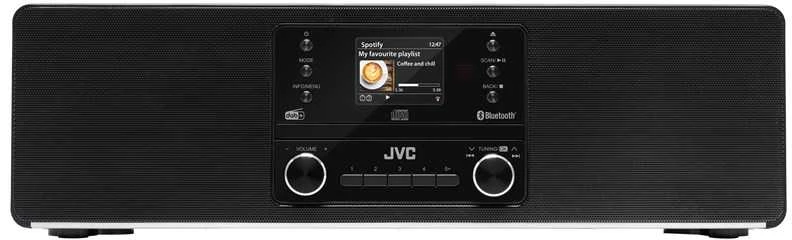 JVC RD-E984B - Universalus mini bokštas, juodas