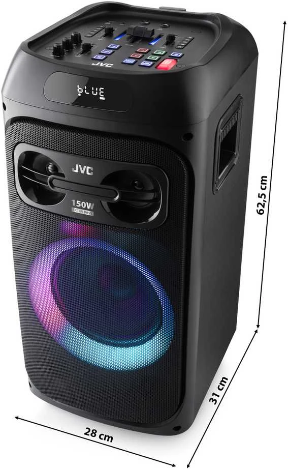 JVC XS-EP514B - party speaker, juodas