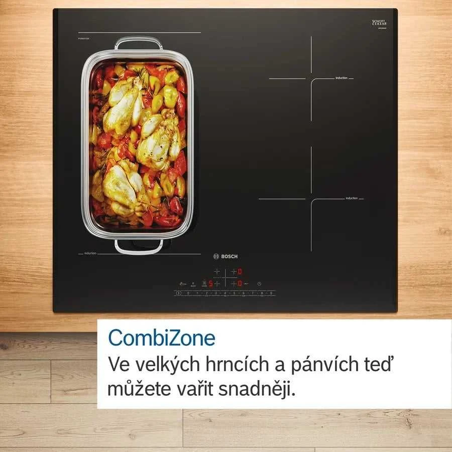Bosch Series 6 PVS631HC1E Juodas Įmontuojama 59,2 cm Zonos indukcinė kaitlentė 4 zona(s)