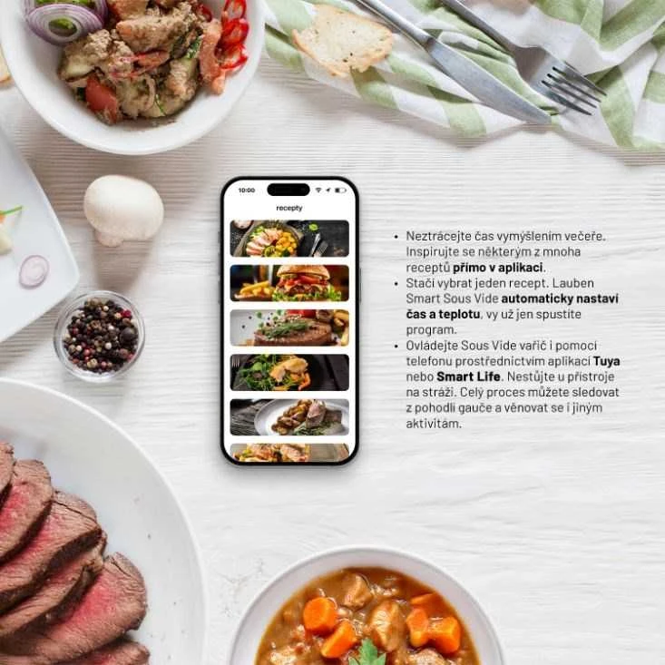 Maisto ruošimo vakuume įrenginys  Lauben Smart Sous Vide 1200SB