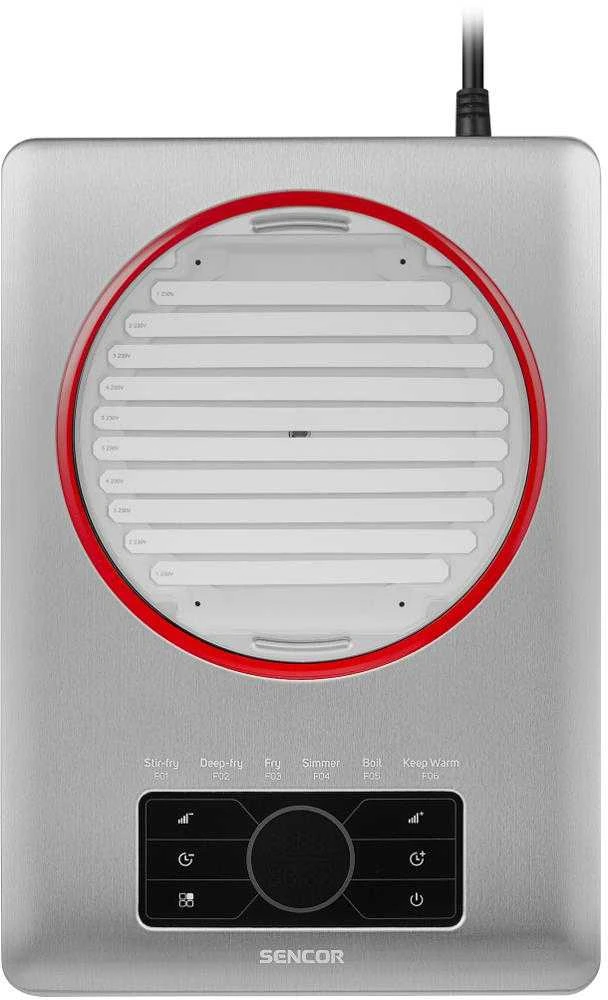 Sencor SCP 5010SS infraraudonųjų spindulių keraminė stalviršio viryklė su 1 kaitinimo elementu, 1500 W