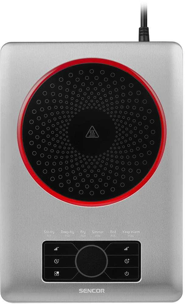 Sencor SCP 5010SS infraraudonųjų spindulių keraminė stalviršio viryklė su 1 kaitinimo elementu, 1500 W
