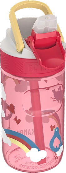 KAMBUKKA Lagoon 400 ml vandens buteliukas Love Birds