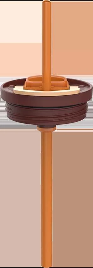 Termopuodelis su teleskopiniu šiaudeliu Kambukka Rio Tumbler 950ml Almond Dream