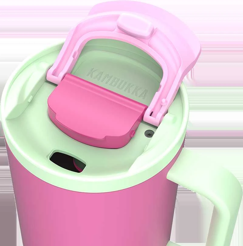 Kambukka Rio Tumbler Bubblegum Mint 950ml rožinė