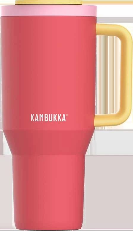 Kambukka Rio Tumbler Rožinė Papaya 950ml raudona