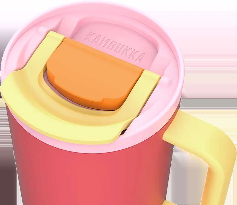 Kambukka Rio Tumbler Rožinė Papaya 950ml raudona